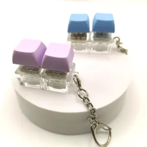 Creative mechanical keyboard switch keychain decompression stress relief toy pendant