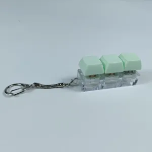 Μπρελόκ fidget διακόπτης μηχανικού πληκτρολογίου πράσινη μέντα αντιστρές παιχνίδι