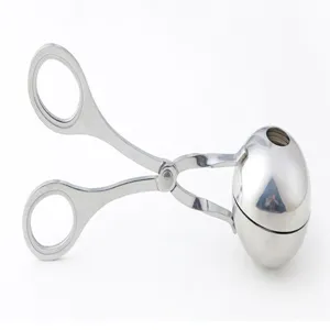 Stainless steel meatball maker scissor style kitchen gadget ice cream ball clip food tong