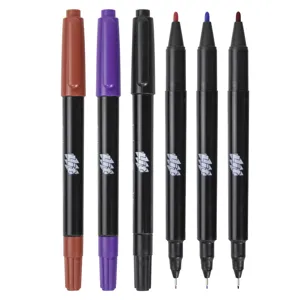 Doppelseitige Fineliner Marker wasserbasierte Malstifte für Kinder Kunstzeichnen Set mehrfarbig.