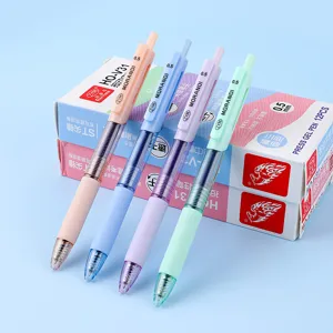 Penne gel a scatto Morandi 0,5 mm punta fine confezione da 12 per scuola e ufficio