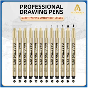 Επαγγελματικό Σετ Στυλό Fineliner Αδιάβροχο Micro-Pen Στυλό Σχεδίου και Σκίτσου Για Καλλιτέχνη Φοιτητή Γραφή