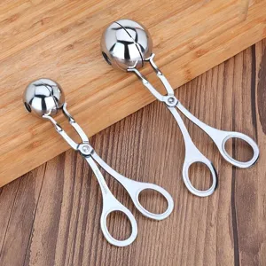 Edelstahl Fleischbällchen Former Schere Stil Küchenwerkzeug zum Kochen und Backen