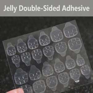 Waterdichte Dubbelzijdige Nagelkleber-Tabs Transparante Press-On Nagelstickers Ademende Onzichtbare Kunstnagel Kleefstrips
