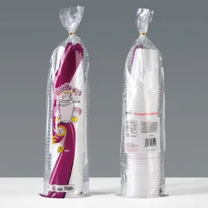 Vasos de plástico desechables transparentes engrosados pequeños de 170 ml pack para el uso diario