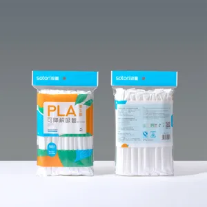 Pajitas biodegradables de PLA Soton, 50 unidades empaquetadas, pajitas ecologicas para bebidas.