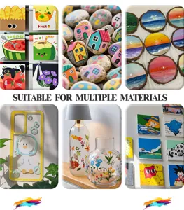 Rotuladores acrilicos para piedra lienzo madera pintura suministros de arte manualidades