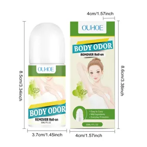 OUHOE Body Odor Desodorante Roll-on 30ml frescura axilar cuidado diario limpio suave extra