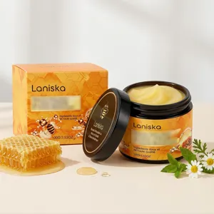 LANISKA Crema Corpo Lenitiva Con Estratto di Miele e Veleno d'Api Crema Massaggio Corpo Idratante per Riparazione Pelle Quotidiana Trattamento Nutriente