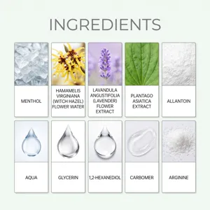 Ingrédients naturels à base de plantes pour une formule de spray de soin anorectal doux