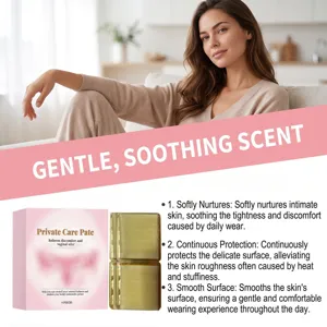Coussins de soin intime doux et apaisants pour peaux sensibles, offrant confort et protection quotidiens.