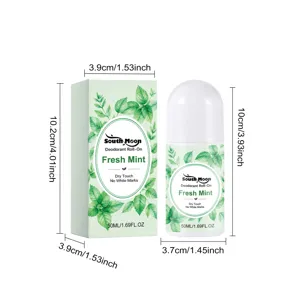 South Moon Desodorante Roll-On Menta Fresca 50ml Tacto Seco Cuidado Corporal Antitranspirante