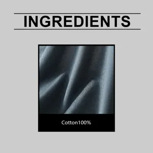 Close-up of breathable 100% pure cotton fabric texture in dark grey for men's briefs.