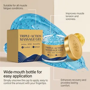 Triple-Action Massagegel mit Arnica und MSM zur Muskelerholung und Schmerzlinderung