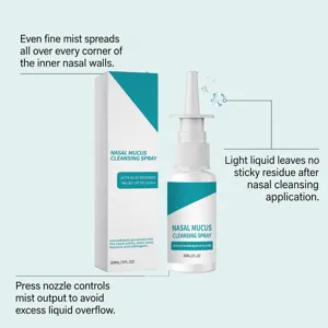 Gentle nasal mucus cleansing spray 30ml for daily care and comfortable internal relief.