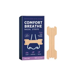 Cerotti nasali Comfort Breathe color carne traspiranti sonno sport viaggio senza farmaci 10pz