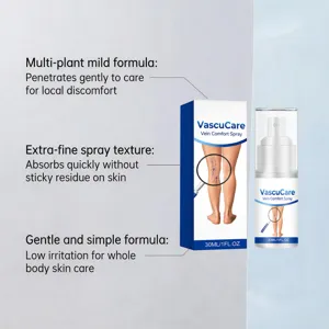Spray VascuCare Vein Comfort 30ml para alivio de piernas con fórmula vegetal suave