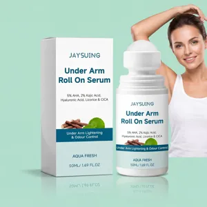 JAYSUING Suero Roll On para Axilas Desodorante Iluminador Con AHA Ácido Kójico Aroma Aqua Fresh Control de Olores Corporales Portátil