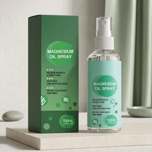 Magnesio Olio Spray per il Corpo Articolazioni Rilassante Rinfrescante Rapido Assorbimento Idratante Cura della Pelle Nebbia Benessere Spray