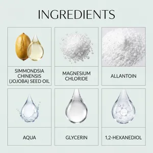 Composizione dettagliata dello spray corpo al magnesio con ingredienti di alta qualità