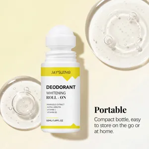 Sérum blanqueador refrescante para axilas en frasco compacto portátil de 50 ml.