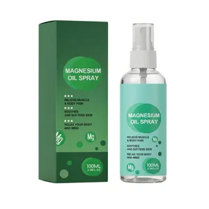 Spray all'olio di magnesio 100 ml per il sollievo muscolare e il relax del corpo intero