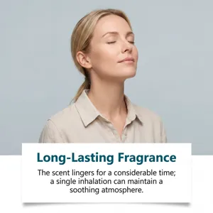 Natural herbal nasal inhaler detail view showcasing soothing long-lasting refreshing scent experience
