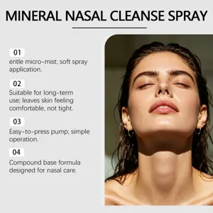 Spray nasal minéral doux pour le soin quotidien et l'hydratation du nez