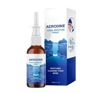 Spray nasal Aerodine 60ml portable pour un nettoyage doux et un soin apaisant quotidien