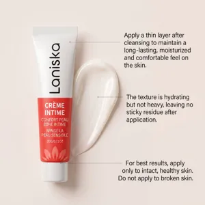 Laniska Damen Körperpflege Creme 20g feuchtigkeitsspendend glatte sanfte Hautlotion