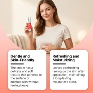 Laniska Intimpflegecreme Detailansicht, sanfte und feuchtigkeitsspendende Formel für die Haut.