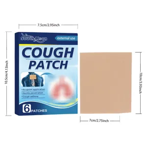 South Moon herbal cough patch body care soothing external use comfortable patch 6pcs
