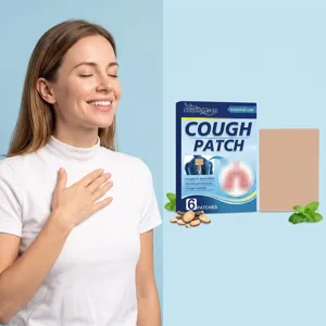 Herbal cough patch for external use comfort body care soothing breathable patch 6pcs