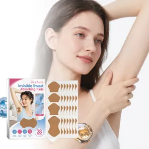 Coussinets Anti-Transpiration Invisibles pour Aisselles Nude Respirants Boucliers Anti-Transpiration Soins Corporels Quotidiens pour Femmes