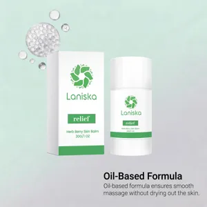 LANISKA Herb Berry Balm 30g katapraysintiki elaiodi formula gia omali masaz somatos.