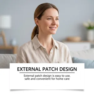 Herbal body care patch designed for comfortable home care, soothing and refreshing.