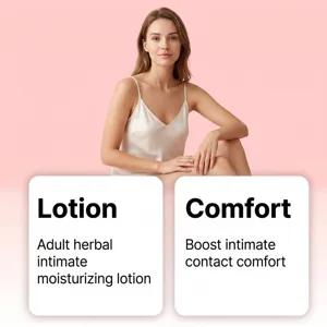 Détail de la lotion hydratante intime aux herbes pour un confort et un soin durables