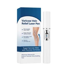 Draagbare laserpen voor spataderverlichting voor eenvoudige beenverzorging thuis.