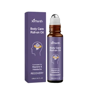 XIMONTH Aceite de cuidado corporal Roll-on 10ml, aceite herbal calmante para bienestar diario.