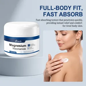 Creme corporelle niacinamide magnesium Ximonth 100g absorption rapide confort rafraichissant