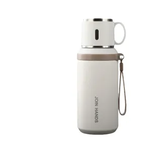 botella de agua térmica de acero inoxidable 316 taza termo portátil con infusor