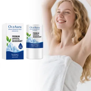 Déodorant cristal minéral premium sans parfum pour une protection efficace des aisselles