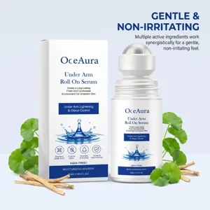 Sérum roll-on para axilas OceAura 50ml, cuidado corporal suave para una frescura y confort óptimos.