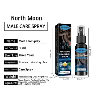 North Moon ανδρικο spray σωματος 30ml spray χαλαρωσης και φροντιδας λεπτομερεια