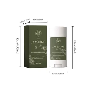 JAYSUING persimmon deodorant stick 75g, natural odor protection, portable size product detail.