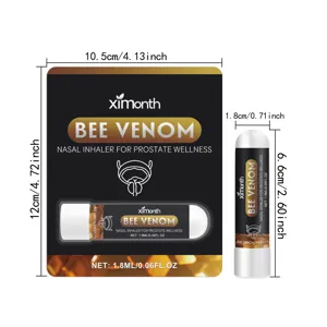 Ximonth Bee Venom Nasal Inhaler for Prostate Care Portable Wellness Device 1.8ml