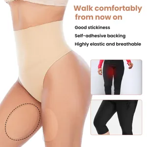 Parches antiroces para muslos invisibles sin costuras alta elasticidad transpirables