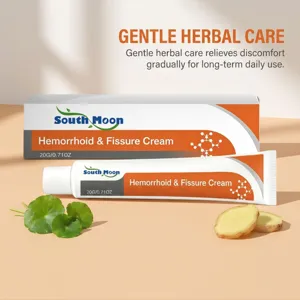 Crème South Moon pour hémorroïdes aux herbes avec gingembre et feuilles fraîches