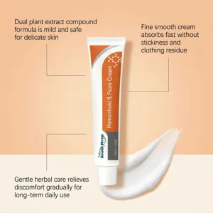 Crème South Moon pour hémorroïdes aux extraits de plantes, soin doux et absorption rapide