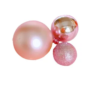 Set di palline rosa per decorazione torte, tavolo da dessert e forniture per feste di compleanno.